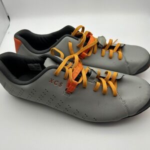 Shimano XC5 Men's‎ Grey Orange Lace Cycling Shoes XC500 Size 48 EU 13 US